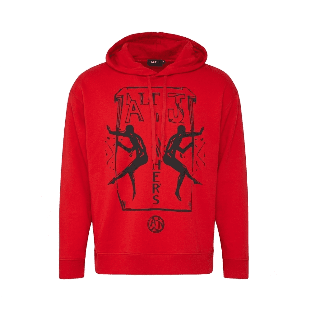 Crimson Balance Graphic Hoodie
