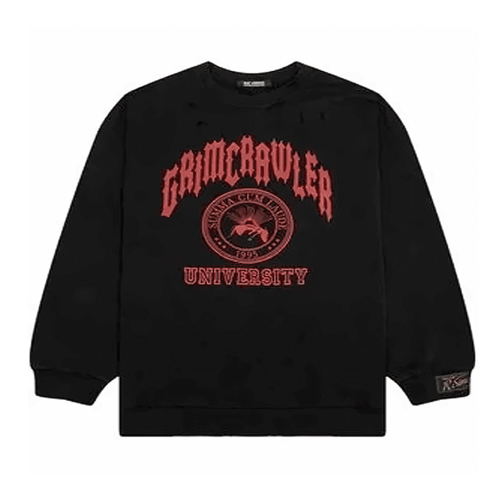 Raf Simons Black Crew Neck Hoodie - Image 1